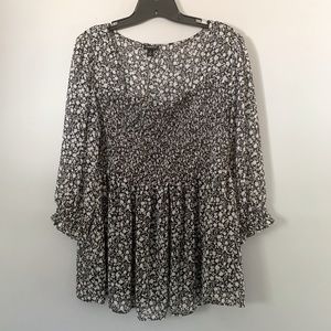 Torrid Floral Smocked Top